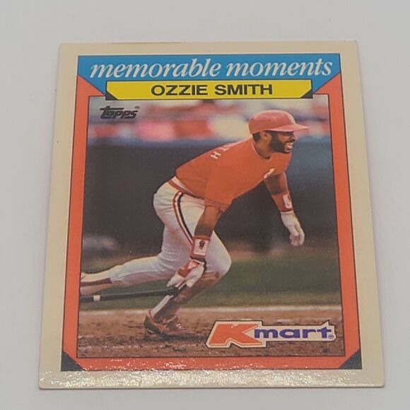 1988 Topps Kmart Memorable Moments - #28 Ozzie Smith - Picture 2 of 4